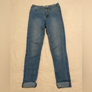 Fashion Nova Light Blue Denim Skinny Jeans